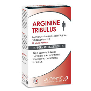 Arginine Tribulus 60 Gélules Labophyto | Stimulant Sexuel